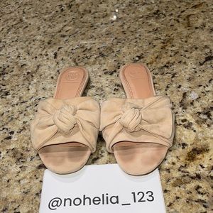 Tory Burch Tan Knotted Sandals